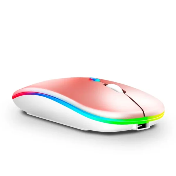 Mouse Wireless Recarregável Led Rgb 2.4 Ghz Sem Fio - Imagem 8