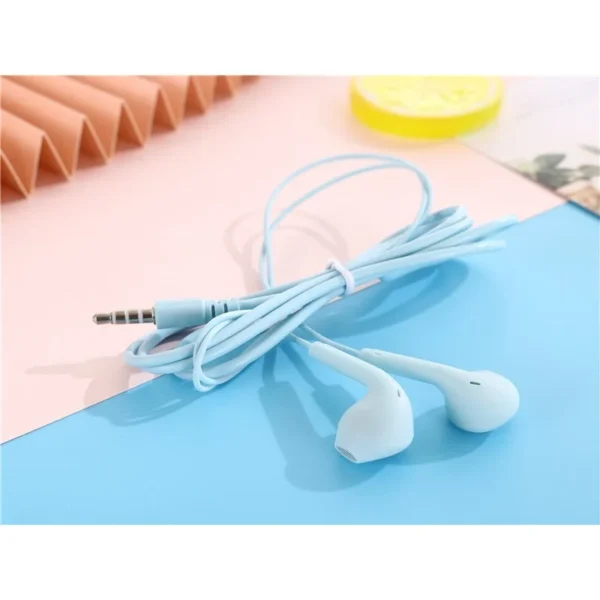Fone De Ouvido Macaron Com Fio Original De Alta Qualidade Intra-Auricular headset com fio e microfone U19 - Imagem 4
