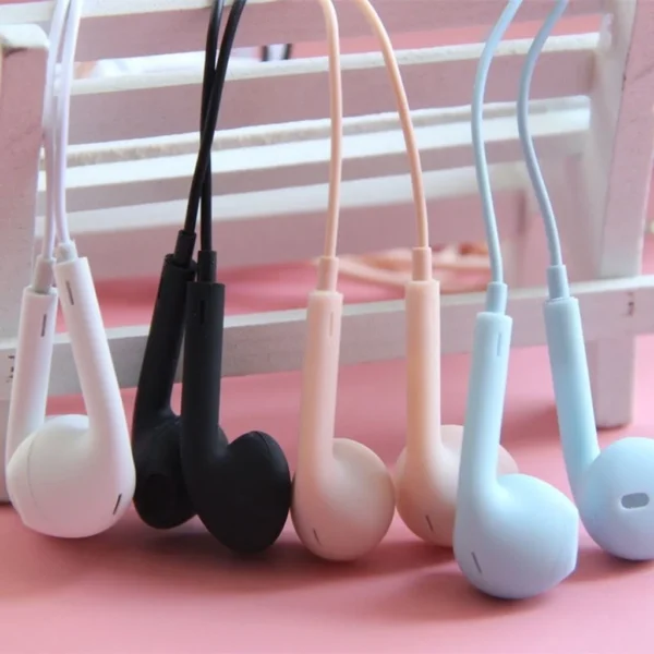 Fone De Ouvido Macaron Com Fio Original De Alta Qualidade Intra-Auricular headset com fio e microfone U19 - Imagem 2
