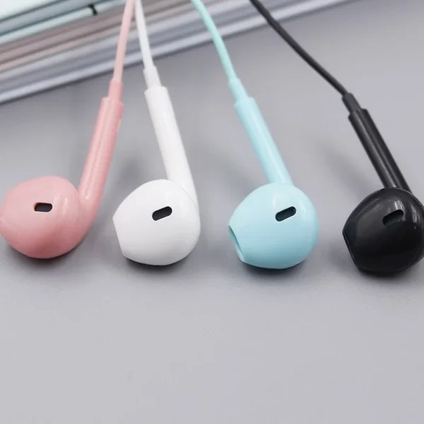 Fone De Ouvido Macaron Com Fio Original De Alta Qualidade Intra-Auricular headset com fio e microfone U19